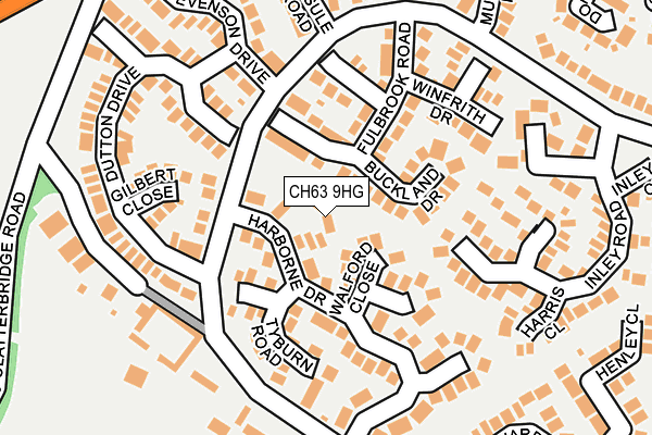 CH63 9HG map - OS OpenMap – Local (Ordnance Survey)