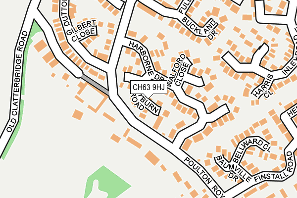 CH63 9HJ map - OS OpenMap – Local (Ordnance Survey)