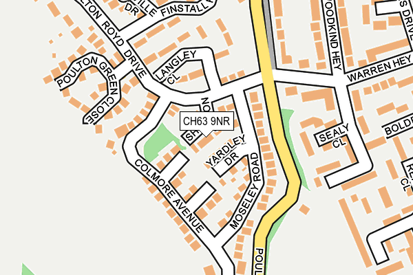 CH63 9NR map - OS OpenMap – Local (Ordnance Survey)