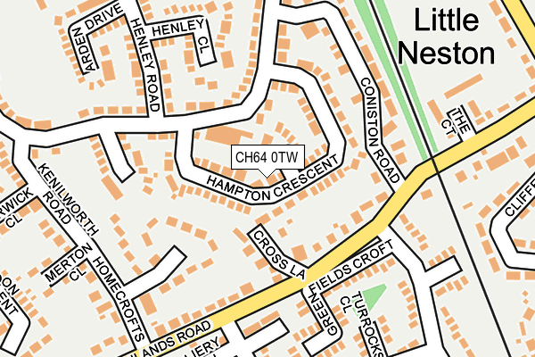 Map of LINDA BRUCE LIMITED at local scale
