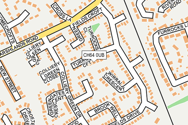 CH64 0UB map - OS OpenMap – Local (Ordnance Survey)