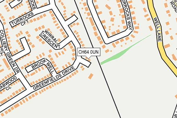 CH64 0UN map - OS OpenMap – Local (Ordnance Survey)