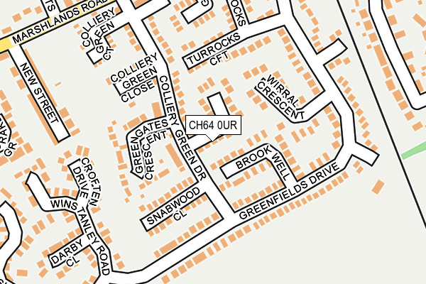 CH64 0UR map - OS OpenMap – Local (Ordnance Survey)