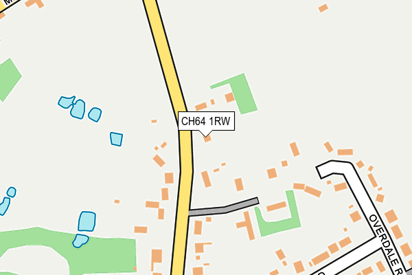 CH64 1RW map - OS OpenMap – Local (Ordnance Survey)
