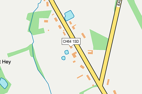 CH64 1SD map - OS OpenMap – Local (Ordnance Survey)