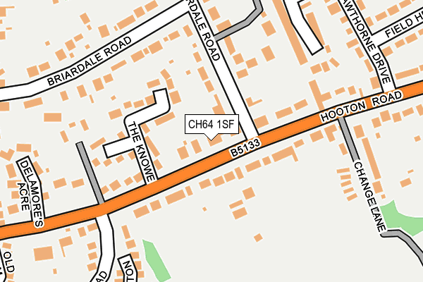 CH64 1SF map - OS OpenMap – Local (Ordnance Survey)