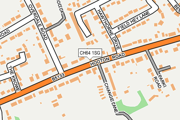 CH64 1SG map - OS OpenMap – Local (Ordnance Survey)