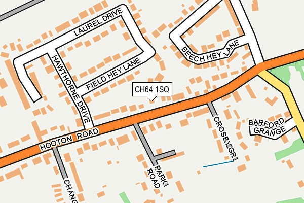 CH64 1SQ map - OS OpenMap – Local (Ordnance Survey)