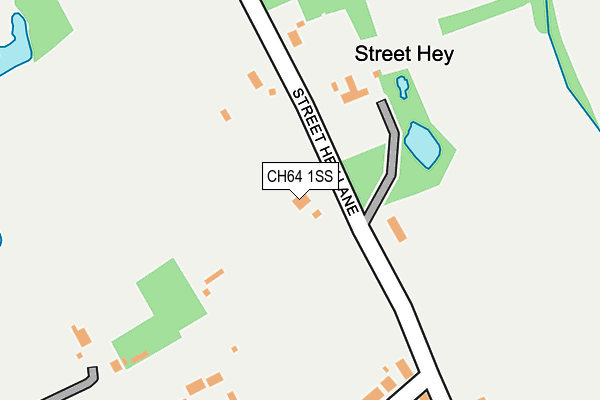 CH64 1SS map - OS OpenMap – Local (Ordnance Survey)