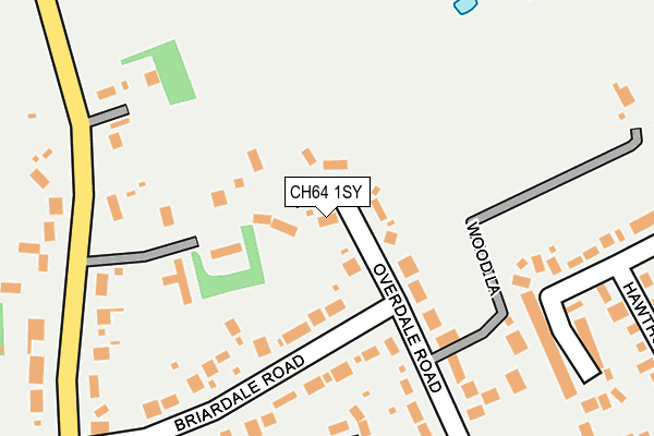 CH64 1SY map - OS OpenMap – Local (Ordnance Survey)