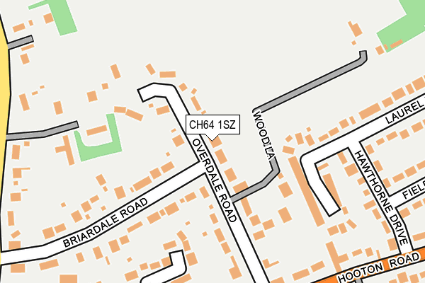 CH64 1SZ map - OS OpenMap – Local (Ordnance Survey)