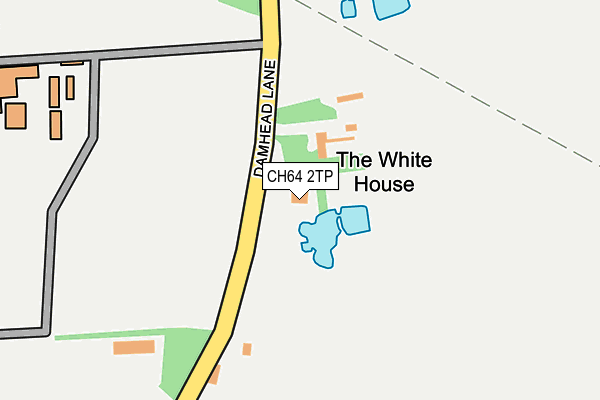 CH64 2TP map - OS OpenMap – Local (Ordnance Survey)