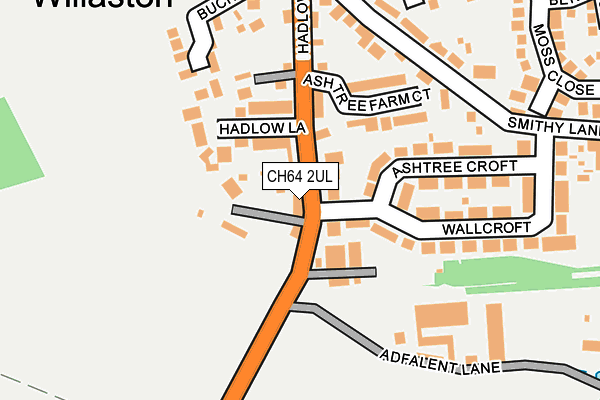 CH64 2UL map - OS OpenMap – Local (Ordnance Survey)