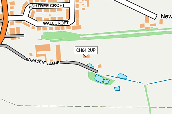 CH64 2UP map - OS OpenMap – Local (Ordnance Survey)