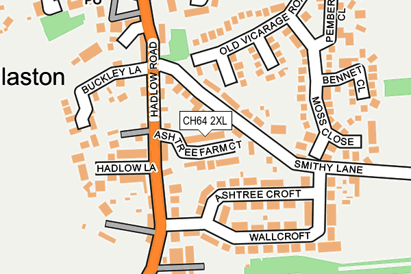 CH64 2XL map - OS OpenMap – Local (Ordnance Survey)