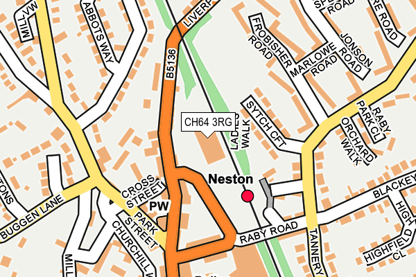 CH64 3RG map - OS OpenMap – Local (Ordnance Survey)