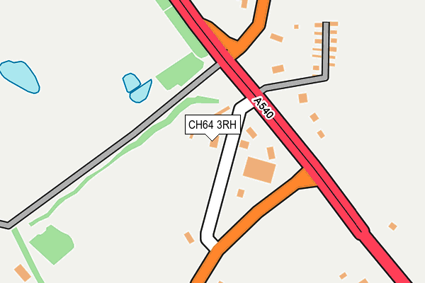 CH64 3RH map - OS OpenMap – Local (Ordnance Survey)