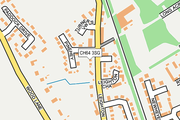 CH64 3SG map - OS OpenMap – Local (Ordnance Survey)