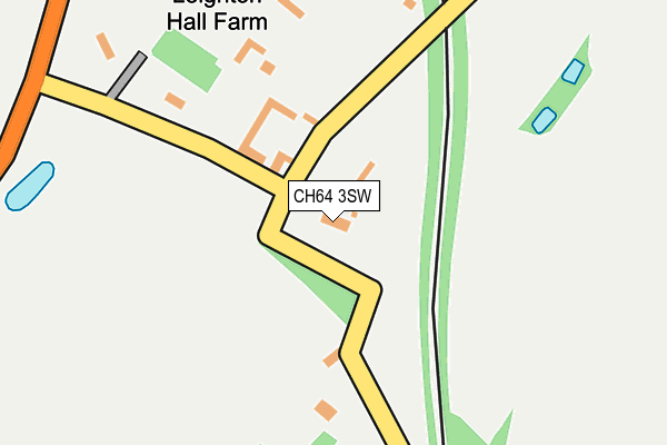 CH64 3SW map - OS OpenMap – Local (Ordnance Survey)