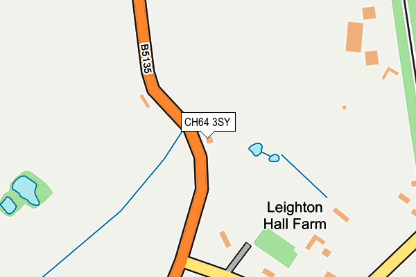 CH64 3SY map - OS OpenMap – Local (Ordnance Survey)