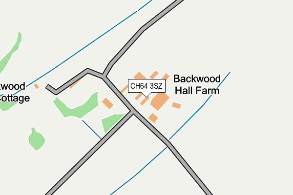 CH64 3SZ map - OS OpenMap – Local (Ordnance Survey)