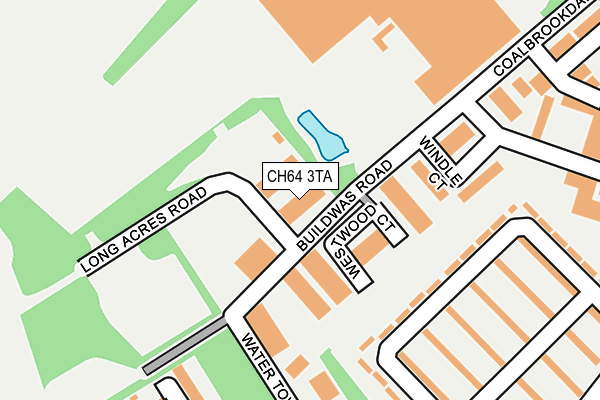 CH64 3TA map - OS OpenMap – Local (Ordnance Survey)