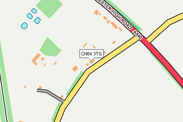 CH64 3TG map - OS OpenMap – Local (Ordnance Survey)
