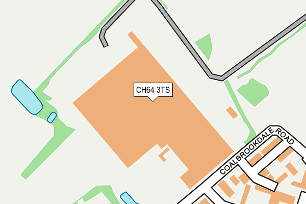 CH64 3TS map - OS OpenMap – Local (Ordnance Survey)