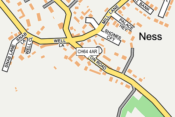 CH64 4AR map - OS OpenMap – Local (Ordnance Survey)