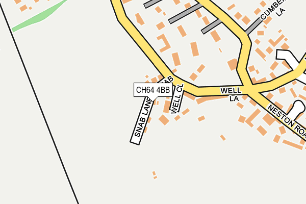 CH64 4BB map - OS OpenMap – Local (Ordnance Survey)