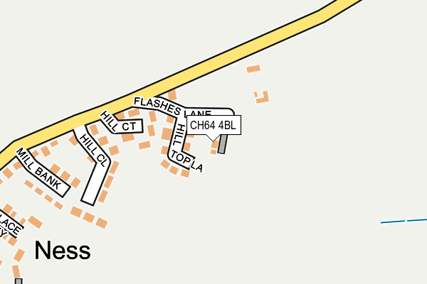 CH64 4BL map - OS OpenMap – Local (Ordnance Survey)