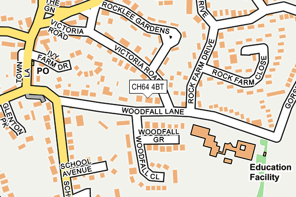 CH64 4BT map - OS OpenMap – Local (Ordnance Survey)