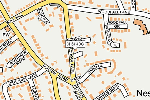 CH64 4DG map - OS OpenMap – Local (Ordnance Survey)