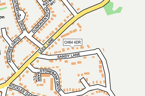 CH64 4DR map - OS OpenMap – Local (Ordnance Survey)