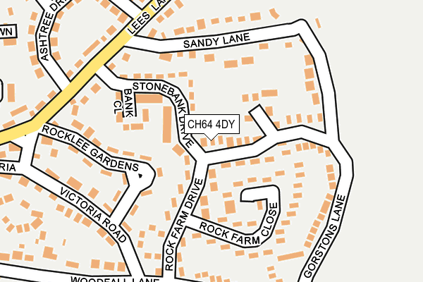 CH64 4DY map - OS OpenMap – Local (Ordnance Survey)