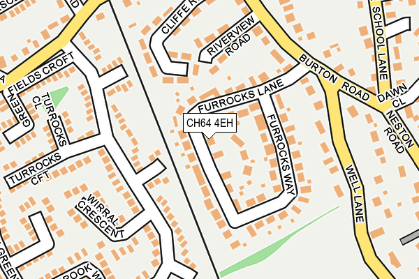 CH64 4EH map - OS OpenMap – Local (Ordnance Survey)