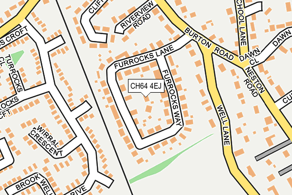CH64 4EJ map - OS OpenMap – Local (Ordnance Survey)
