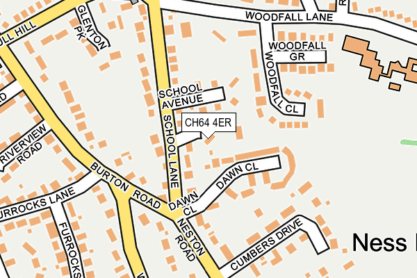 CH64 4ER map - OS OpenMap – Local (Ordnance Survey)