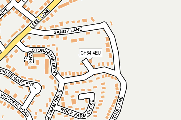 CH64 4EU map - OS OpenMap – Local (Ordnance Survey)