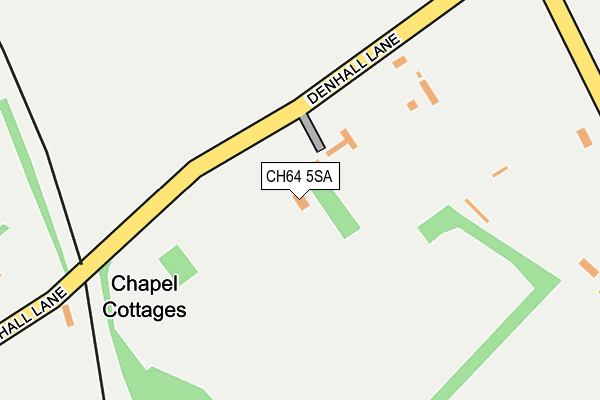 CH64 5SA map - OS OpenMap – Local (Ordnance Survey)