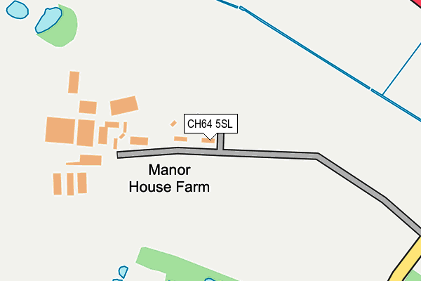 CH64 5SL map - OS OpenMap – Local (Ordnance Survey)