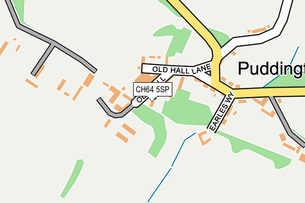 CH64 5SP map - OS OpenMap – Local (Ordnance Survey)