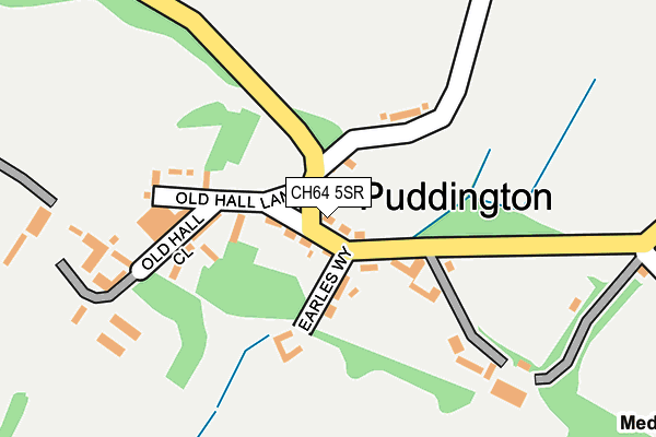 CH64 5SR map - OS OpenMap – Local (Ordnance Survey)