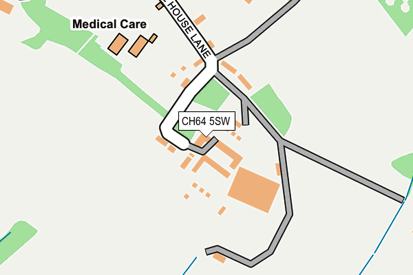CH64 5SW map - OS OpenMap – Local (Ordnance Survey)