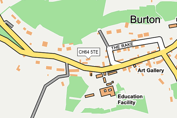 CH64 5TE map - OS OpenMap – Local (Ordnance Survey)