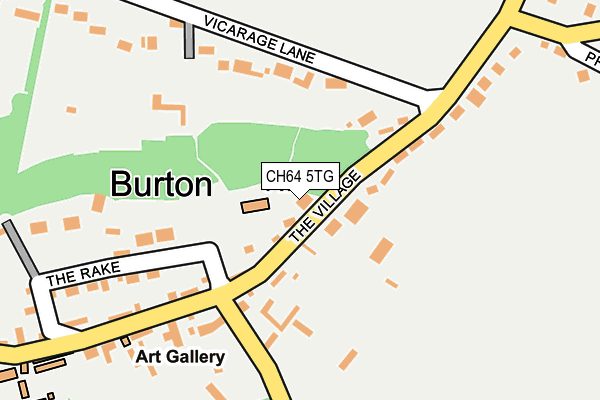 CH64 5TG map - OS OpenMap – Local (Ordnance Survey)