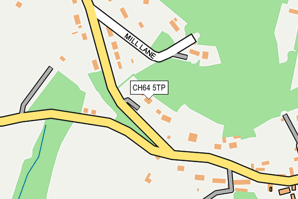 CH64 5TP map - OS OpenMap – Local (Ordnance Survey)