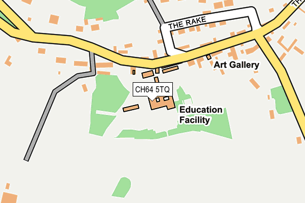 CH64 5TQ map - OS OpenMap – Local (Ordnance Survey)