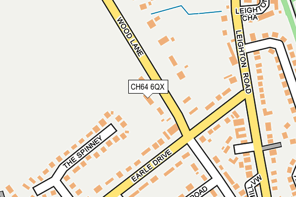 CH64 6QX map - OS OpenMap – Local (Ordnance Survey)