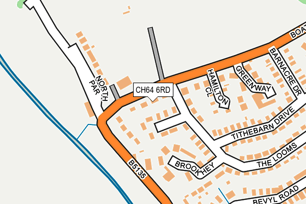 CH64 6RD map - OS OpenMap – Local (Ordnance Survey)